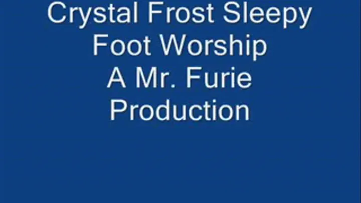 Crystal Frost Tired Foot Worship