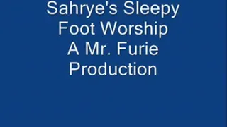 Sahrye's Tired Foot Worship