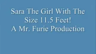 Sara The Girl With Size 11.5 Feet!