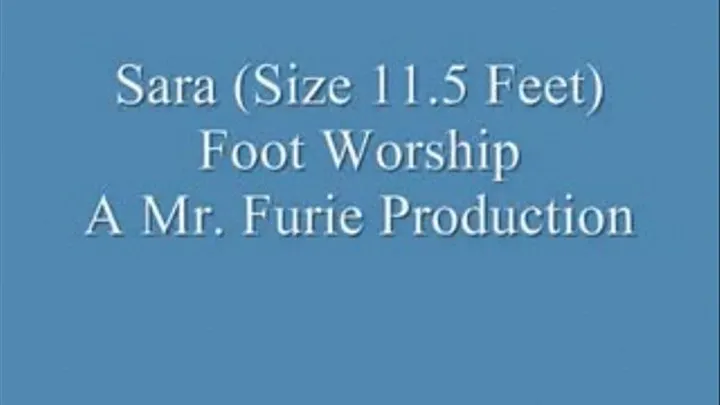 Sara (Size 11.5 Big Feet) Foot Worship