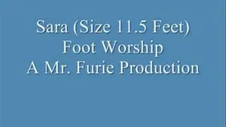 Sara (Size 11.5 Big Feet) Foot Worship