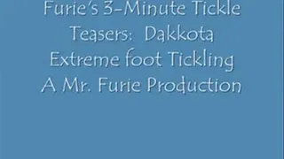 Furies 3-Minute Tickle Teasers-Dakkota's Extreme Foot Tickling