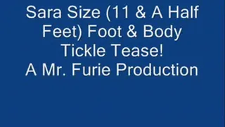 Sara (Size 11 & A Half Feet) Foot & Body Tickle Tease!