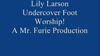 Lily Larson's Undercover Foot Worship!