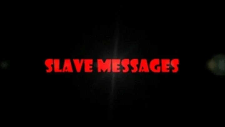 SLAVE MESSAGES