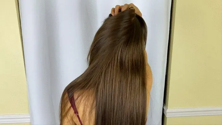 Long Hair Brushing Ponytail JOI - Lelu Love