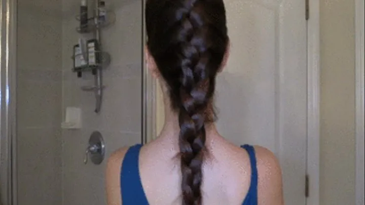 French Braid POV Blowjob Hair Cumshot