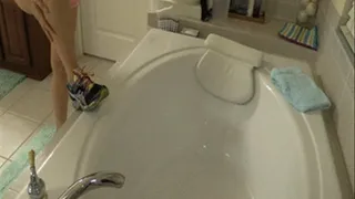 Soapy Dancing In Bathtub