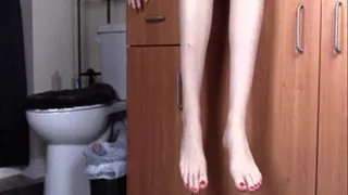 Bare Feet Dangling