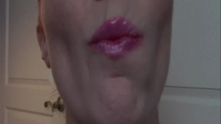 Extreme Close Up Of Square Lips