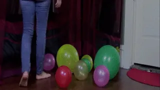 Popping Balloons With My Jean Clad Ass, In My New House