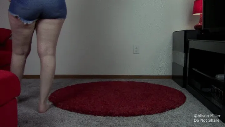 Giga-Giantess In Jeans Shorts, Farts On Her Carpet World