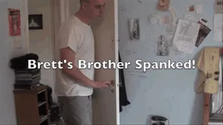 Brett's Step-Brother Spanked!