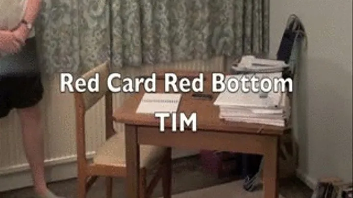 Red Card Red Bottom - Tim