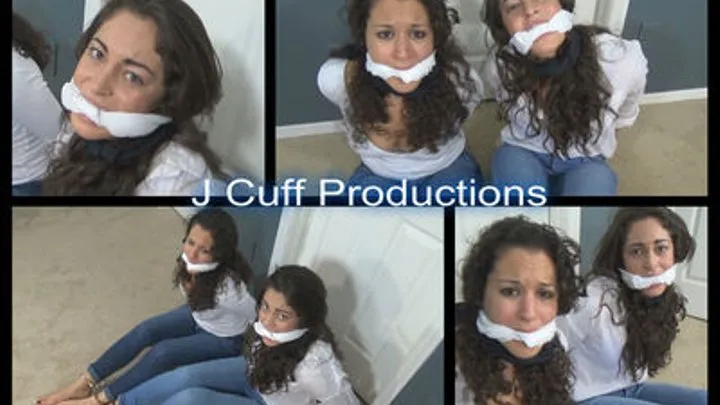 Stephanie Gonzalez and Jessica Hall: Handcuffed, ankle cuffed and cleave gagged (Part 2)