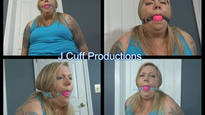 Kierson Johnson: Chair cuffed and tightly ball gagged (Intro to Ball Gags)