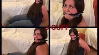 Whit Leigh cuffed up and gagged