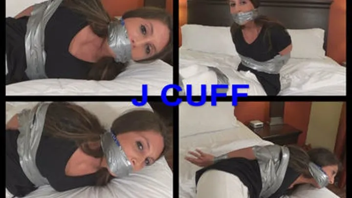 Victorya bed taped and double gagged (part 1)