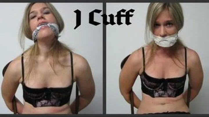 Lauren - chair cuffed, gagged