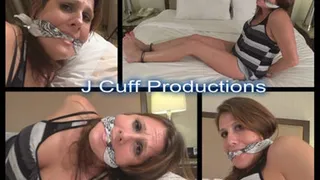Heather James: Cuffed and cleave gagged (Intro to Bondage)