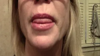 Alexa Inspects Her Teeth /Mouth