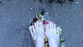 alexa Crushes Fruit With Her Bare Feet 2