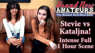 Stevie Brings in PinayPixie aka Kataljna KittinFULL VIDEO Makes Out Eats Her Pussy and Makes Her Squirt Everywhere Before Getting Fucked with Strap On