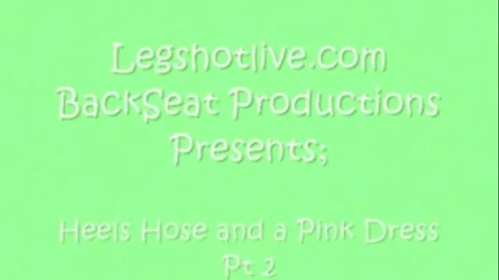 Heels, Hose, and a Pink Dress Pt 2