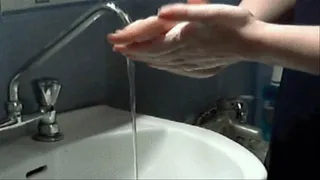 Washing hands