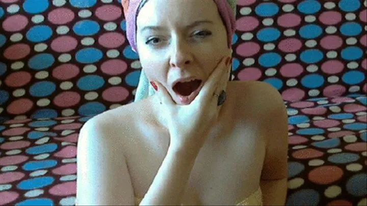 Yawning Bored Woman