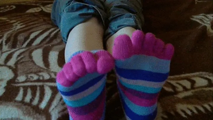 Socks with fingers