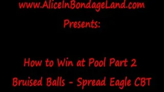 Bruised Pool Balls CBT Pt 2 How a Mistress Wins At Pool
