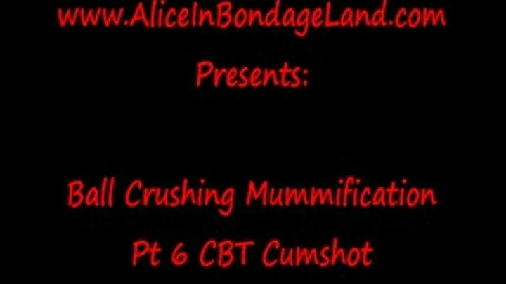 Cumshot EXTREME CBT Pt 6 Ball Crushing Vice FemDom Threesome