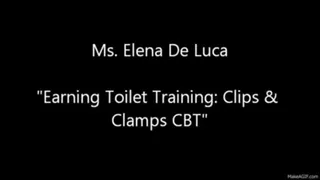 Earning Toilet Training: Clips and Clamps CBT