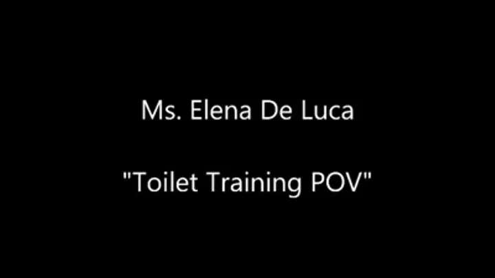 Toilet Training POV