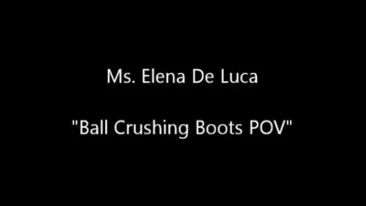 Ball Crushing Boots POV