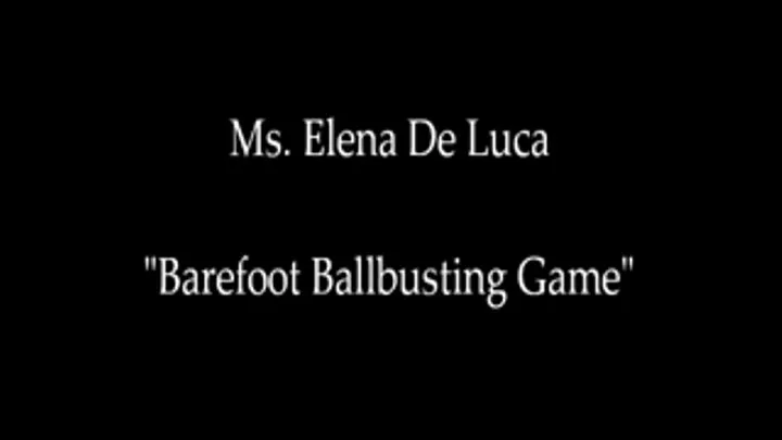 Barefoot Ballbusting Game