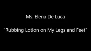 Lotioning Legs and Feet POV
