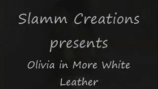 Olivia Chase - Olivia in More White Leather