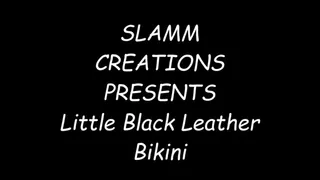 Tomiko - Little Black Leather Bikini