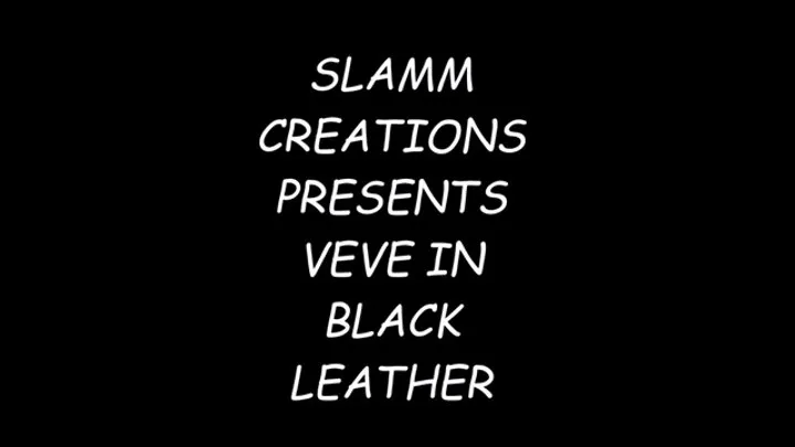 VeVe Lane - VeVe in Black Leather