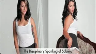 Sabrina Spanked for her Bratty Mouth