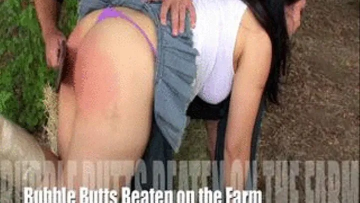 Bubble Butts Beaten on the Farm- Naughty Girls Busted by Step-Daddy- Scene 2