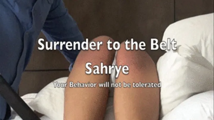 Surrender to the Belt- Sahrye takes an Incredible Beating