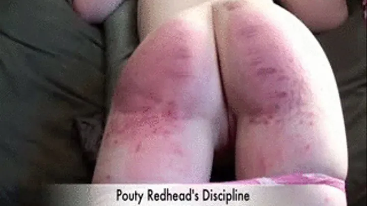 Pouty Redhead's Severe Final Discipline