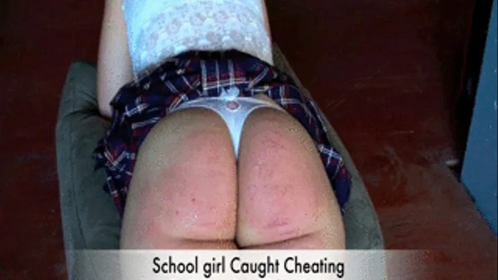 School girl caught cheating Part 3