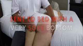 Sent to bed with a very sore bottom - Bubble Butt Becky