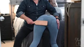 Soaking her Jeans in the Corner - Cara Wets Herself