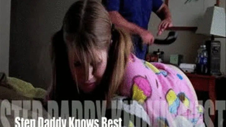 Drop Seat Pajama Spanking & Belt Whipping - Step Daddy Knows Best FRONT CAMERA Full Movie