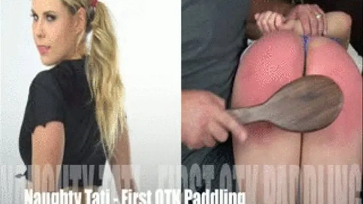 NAUGHTY TATI - First OTK Paddling - Lotion & Paddles for Maximum Impact